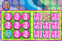 Barbie Groovy Games screenshot 3 for GameBoy Advance